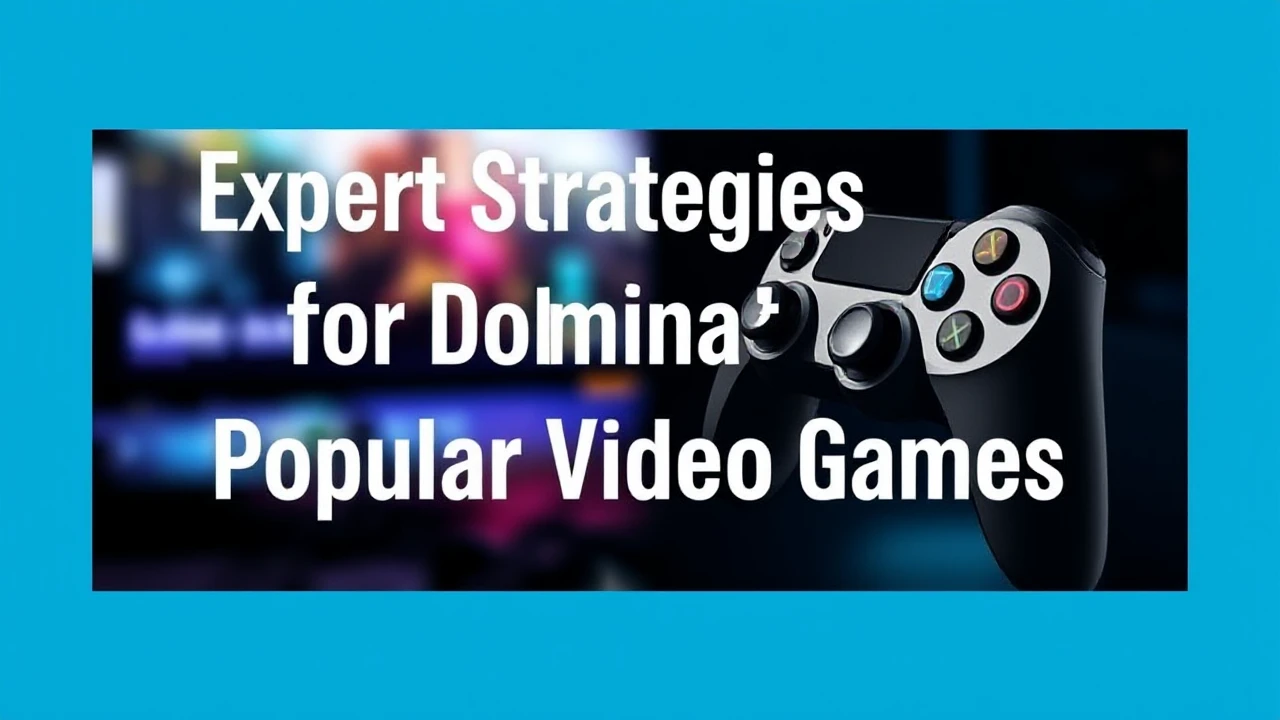 Expert Strategies for Dominating Popular Video Games
