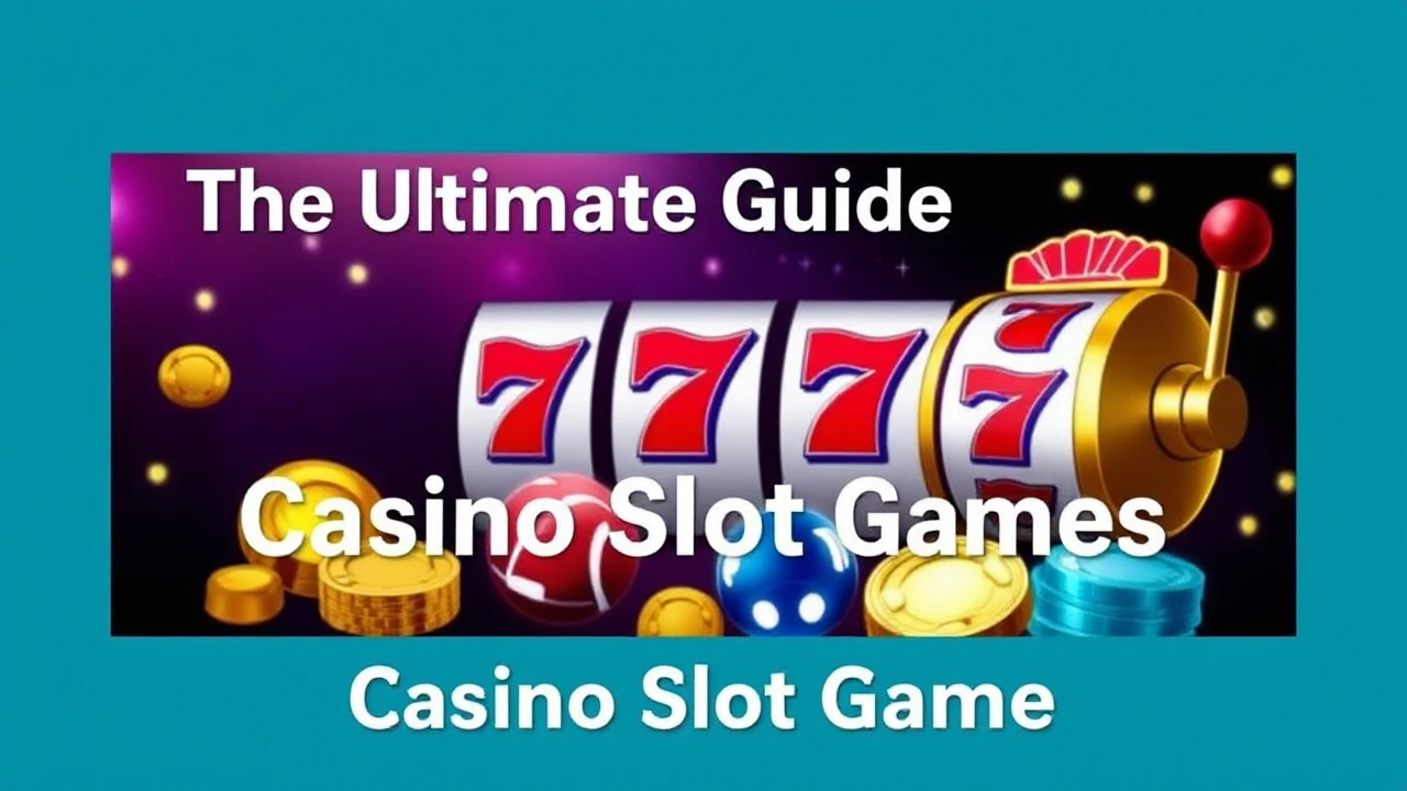 The Ultimate Guide to Casino Slot Games: How to Play & Win