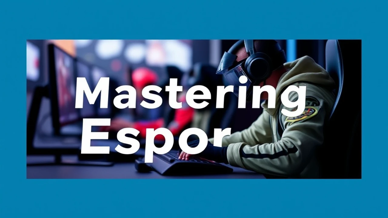 Mastering Esports: An Amateur's Introduction to Competitive Gaming