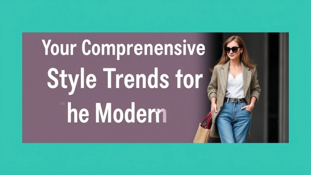 Your Comprehensive Handbook to Style Trends for the Modern Woman