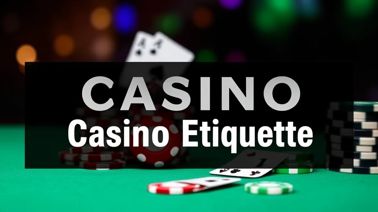 A Comprehensive Handbook to Casino Etiquette: Essential Do's and Don'ts