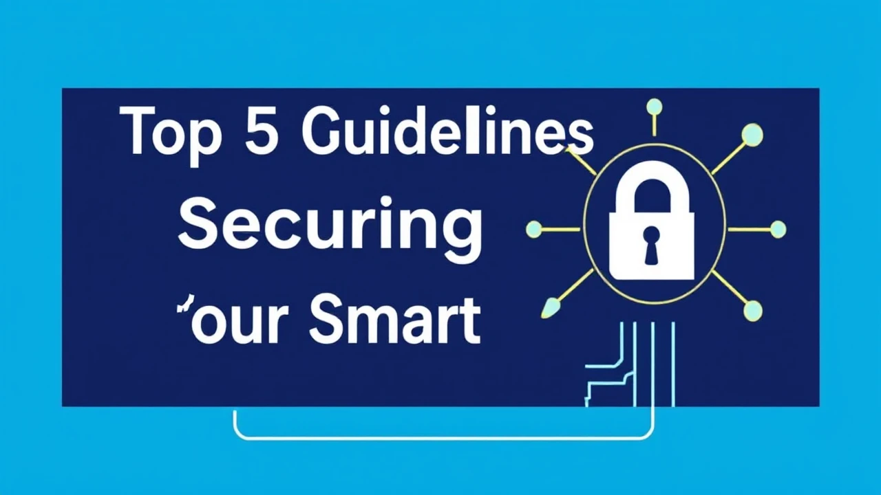 Top Five Guidelines for Securing Your Smart Devices