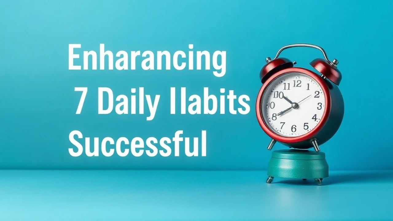 Enhancing Productivity: 7 Daily Habits of Successful People