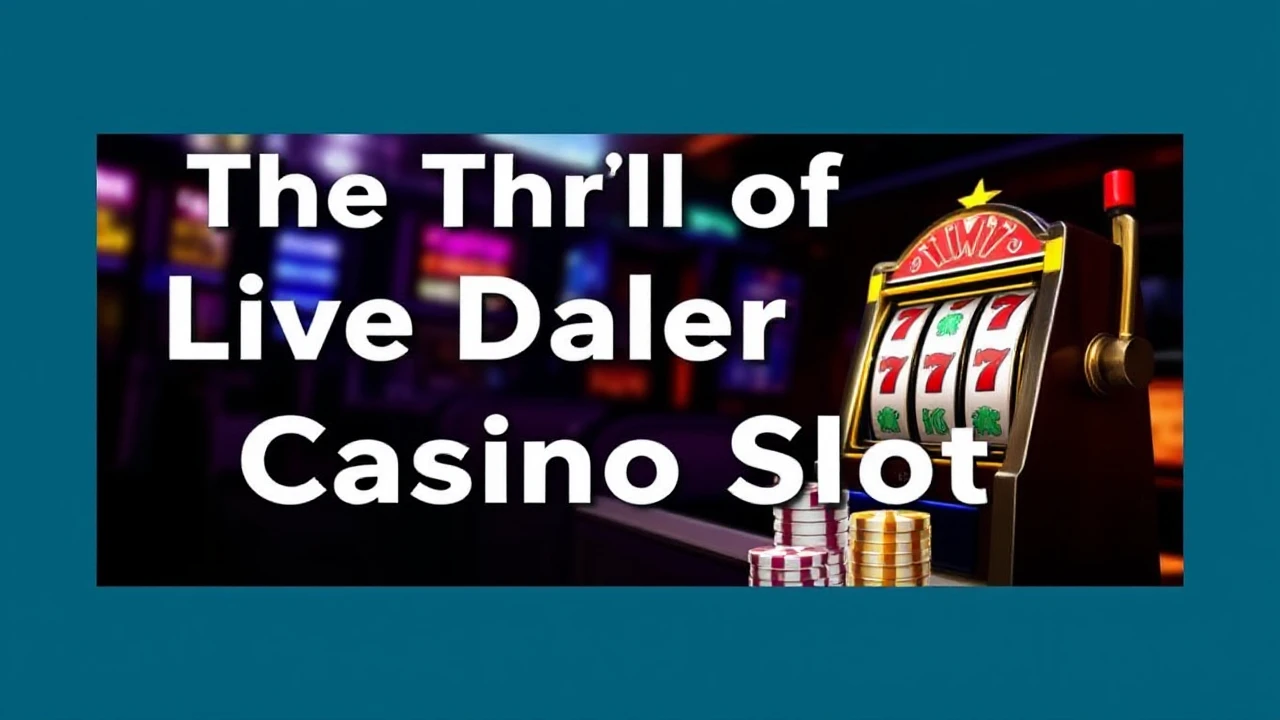 The Thrill of Live Dealer Casino Slots