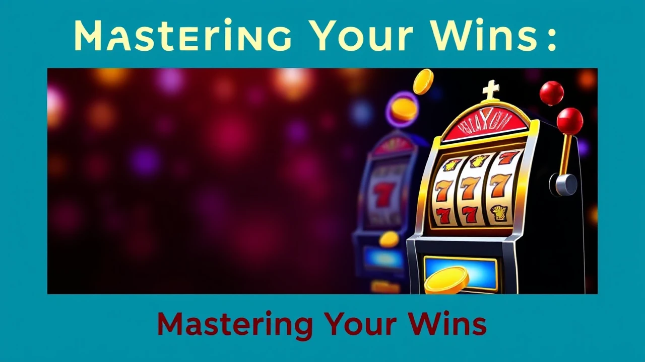 Mastering Your Wins: Strategies for Winning Slot Machines