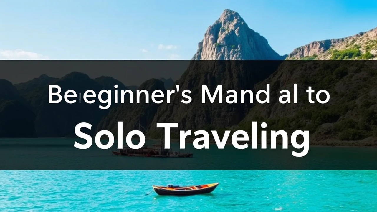 A Comprehensive Beginner's Manual to Solo Traveling