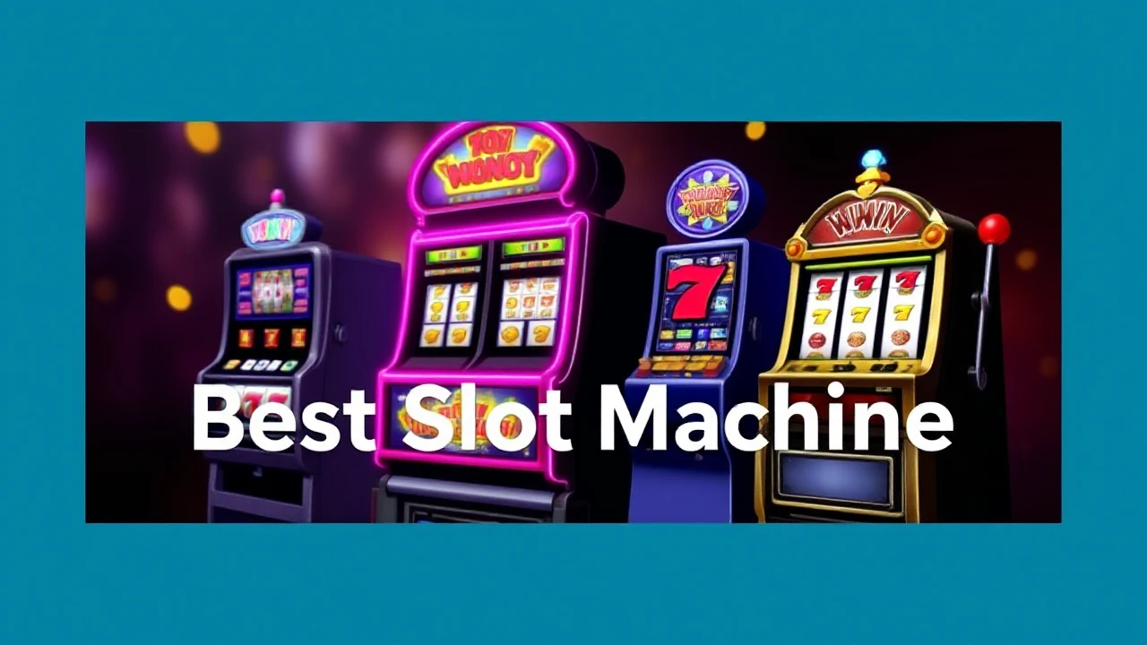 The Ultimate Guide for Selecting the Best Slot Machine