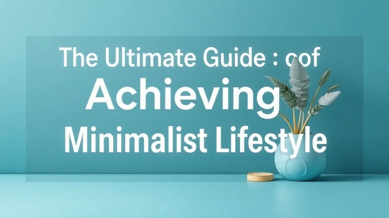 The Ultimate Guide of Achieving a Minimalist Lifestyle