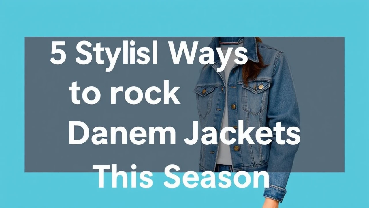5 Stylish Ways to Rock Denim Jackets This Season: Expert Advice