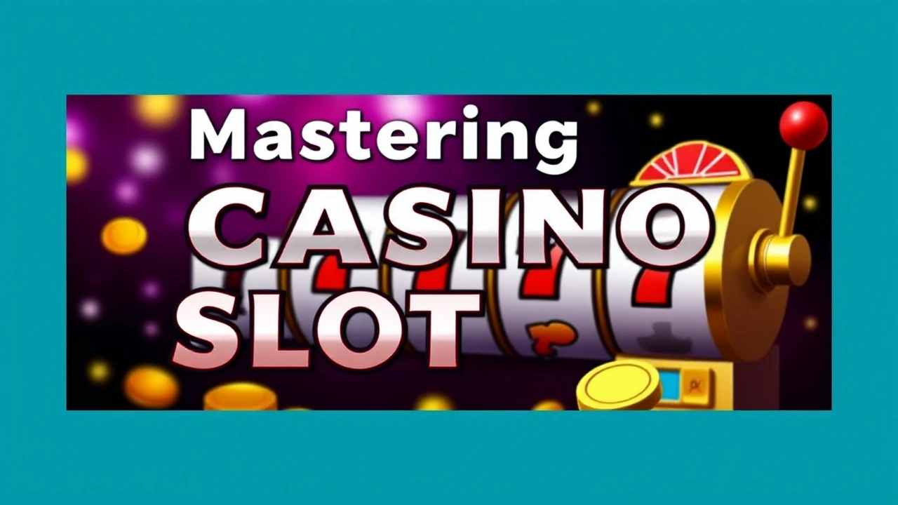 Mastering Casino Slot Play: A Guide from Beginner to Pro