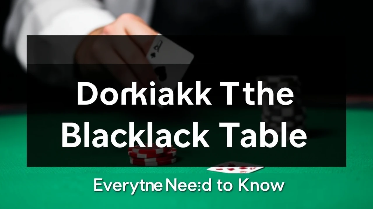 Dominate the Blackjack Table: Everything You Need to Know