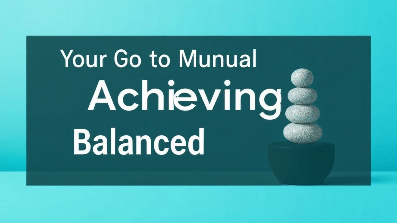 Your Go-To Manual to Achieving a Balanced Lifestyle