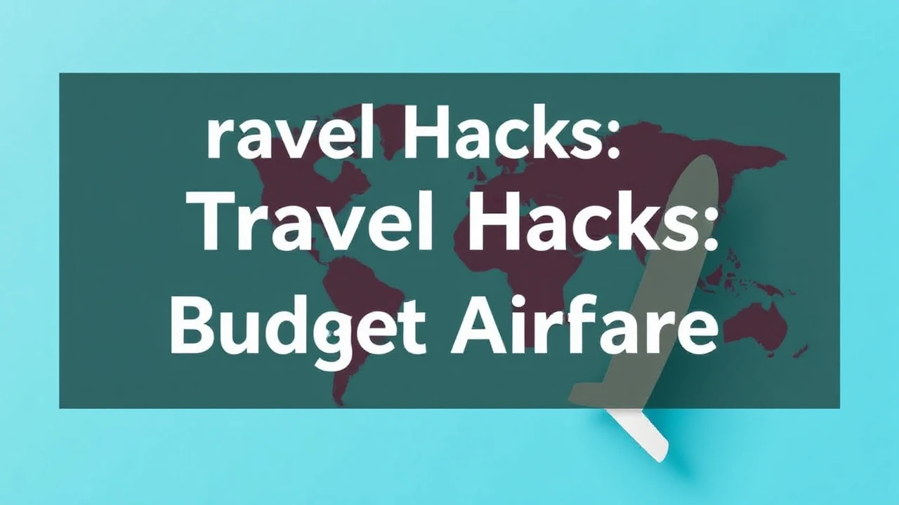 Expert Tips on Travel Hacks: Nailing Budget Airfare