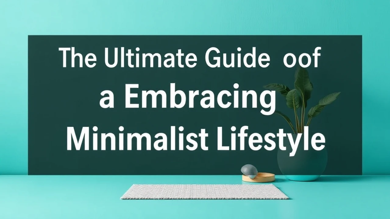 The Ultimate Guide of Embracing a Minimalist Lifestyle