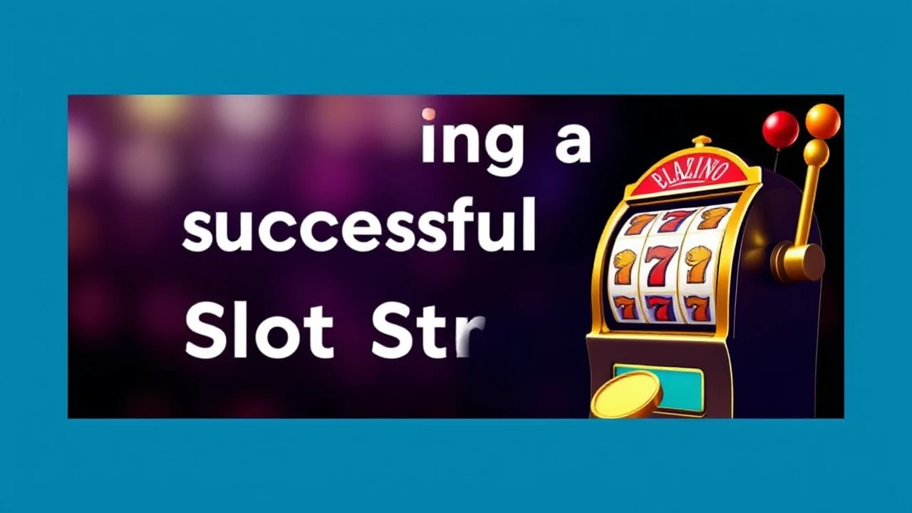 Mastering a Successful Slot Machine Strategy