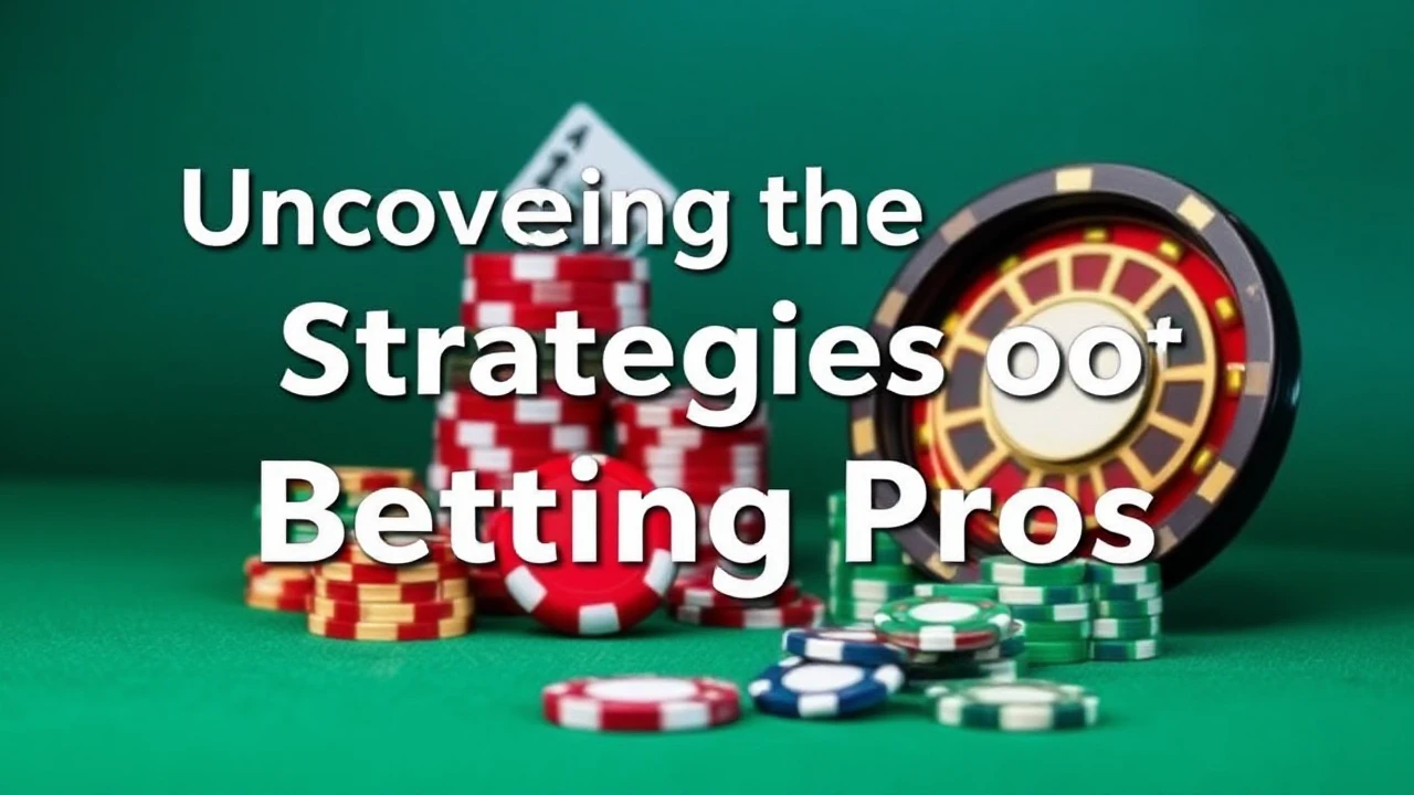 Uncovering the Strategies of Betting Pros