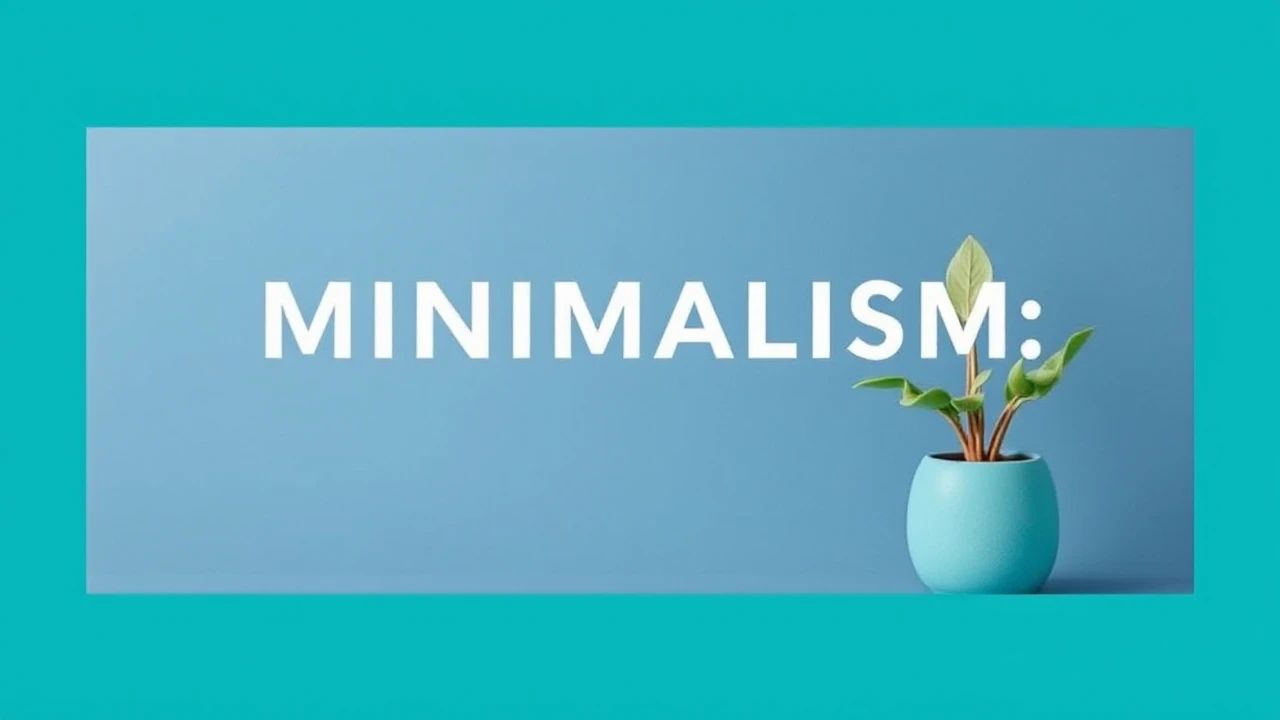 Embracing Minimalism: A Key to Simplifying Your Lifestyle