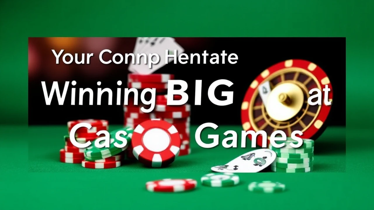 Your Complete Handbook of Winning Big at Casino Games