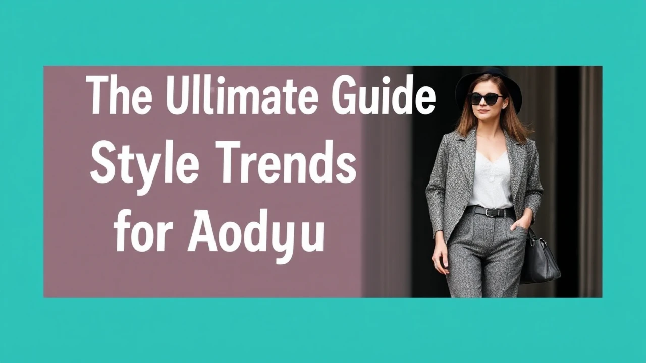 The Ultimate Guide to Style Trends for Today's Woman