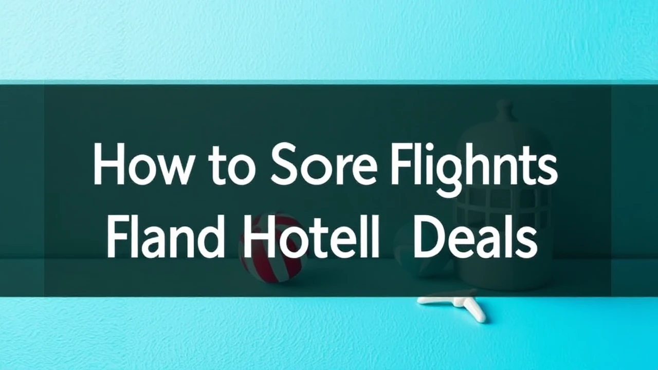 Travel Secrets: How to Score Cheap Flights and Hotel Deals