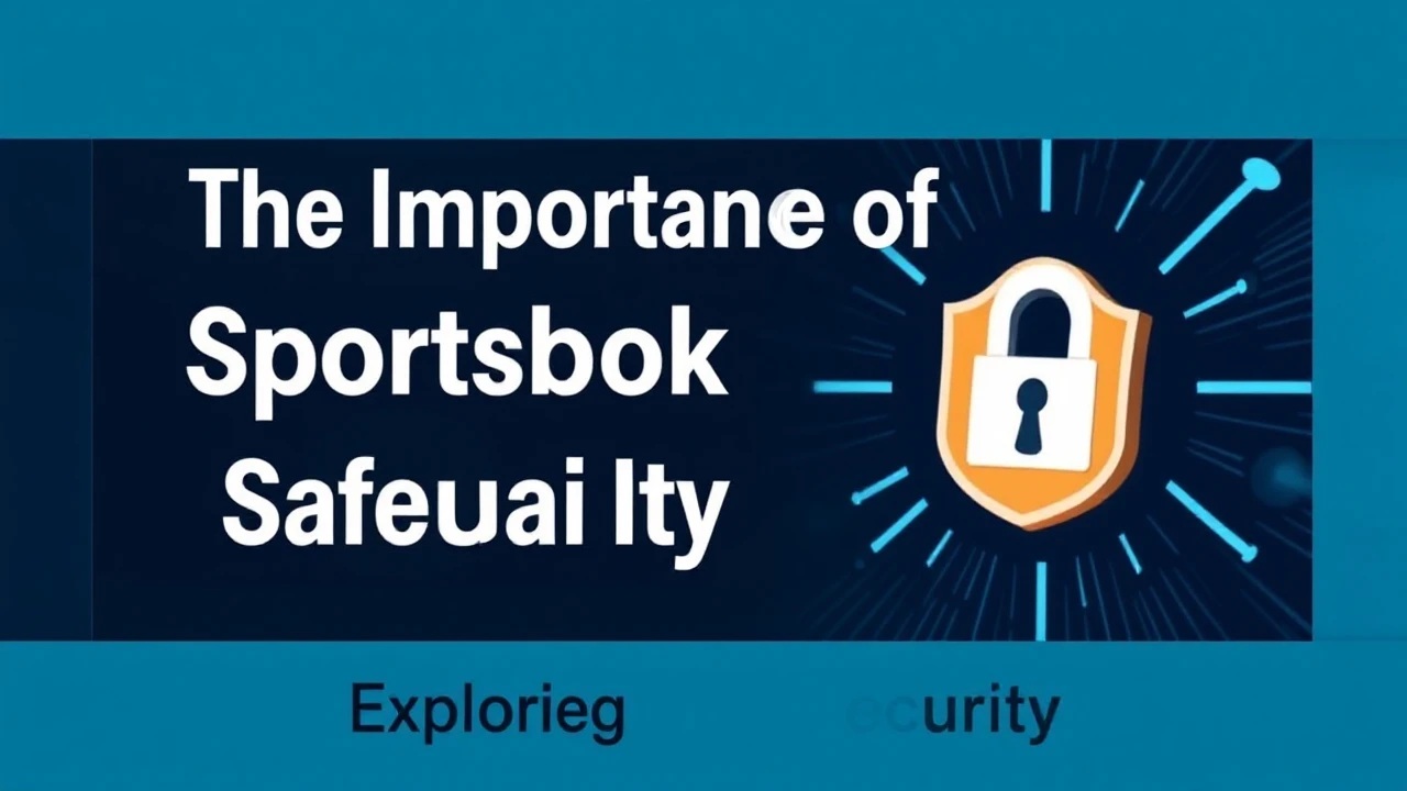 The Importance of Sportsbook Security: Safeguarding Your Personal Information
