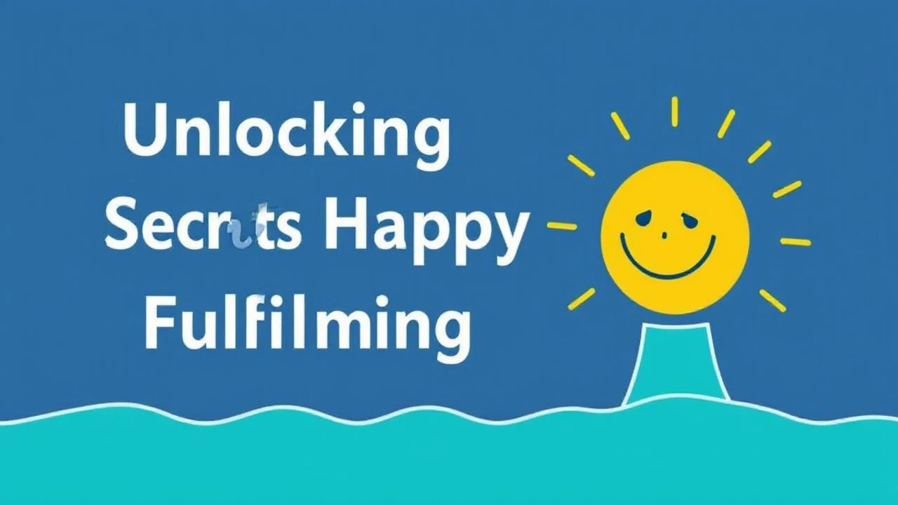 Unlocking the Secrets to a Happy and Fulfilling Lifestyle