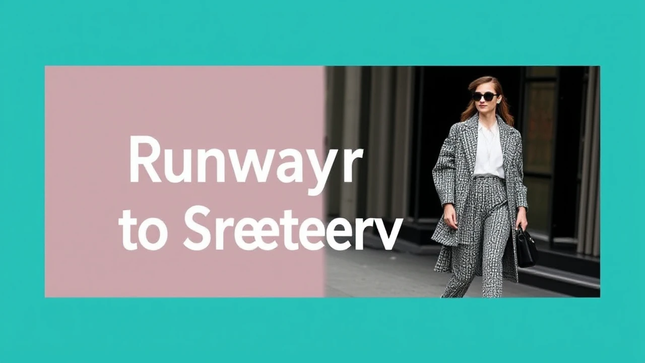 Fashion Mastery: Bringing Runway Trends to Street Style