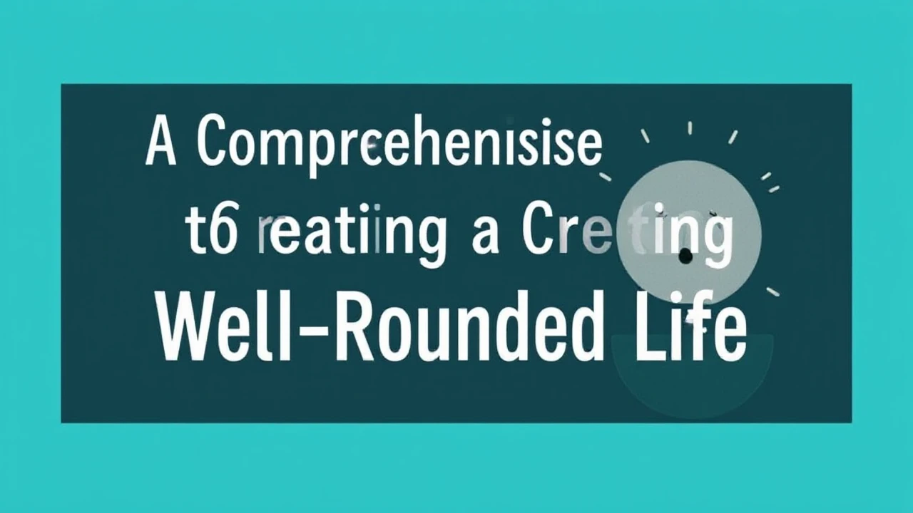 A Comprehensive Manual to Creating a Well-Rounded Life