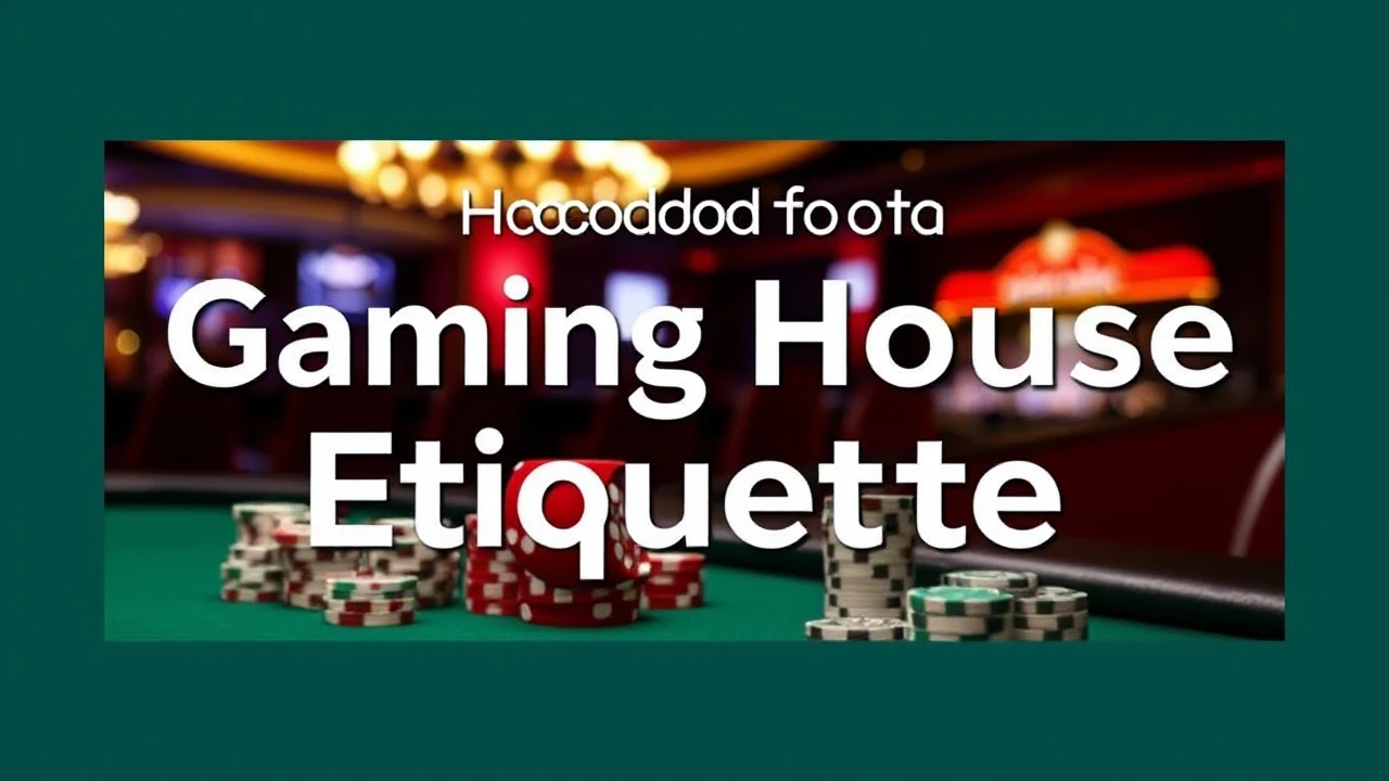 Your Go-To Handbook for Gaming House Etiquette