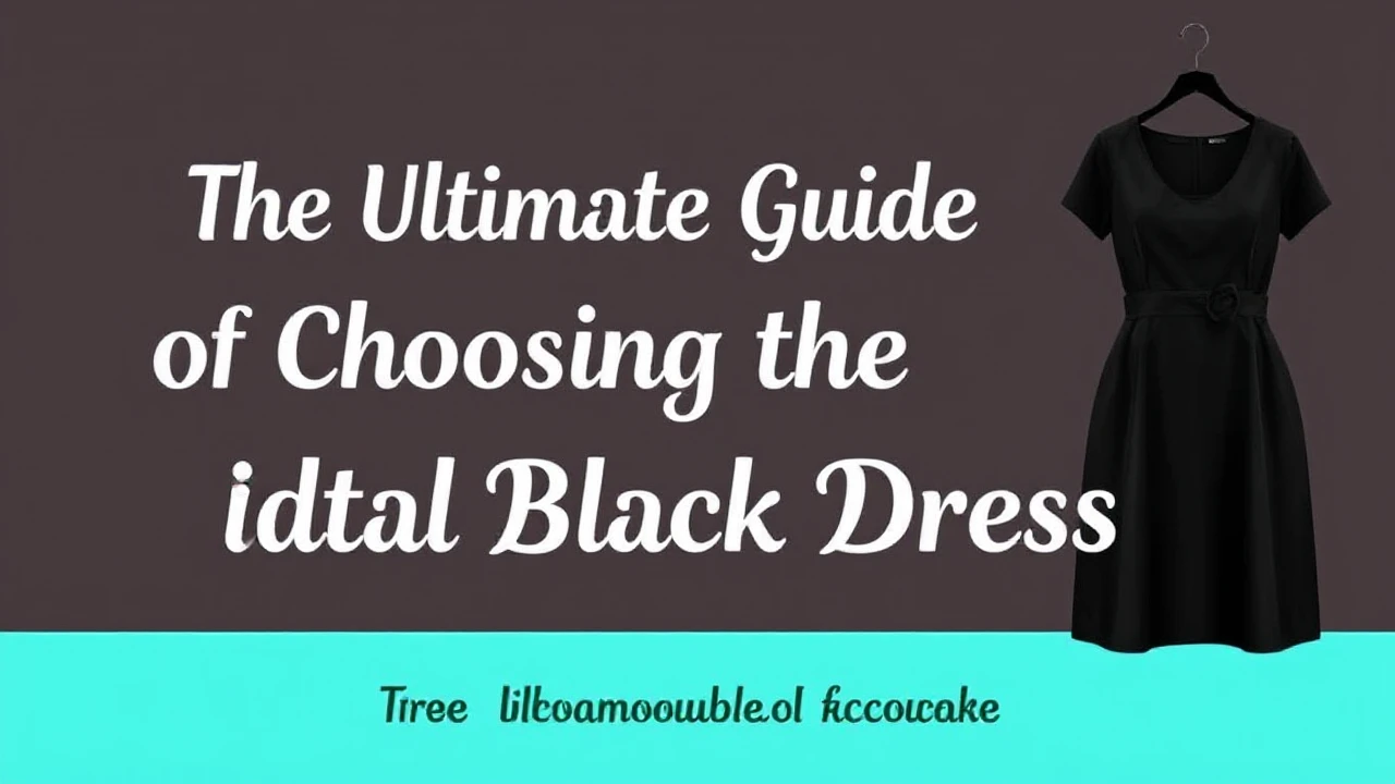The Ultimate Guide of Choosing the Ideal Little Black Dress
