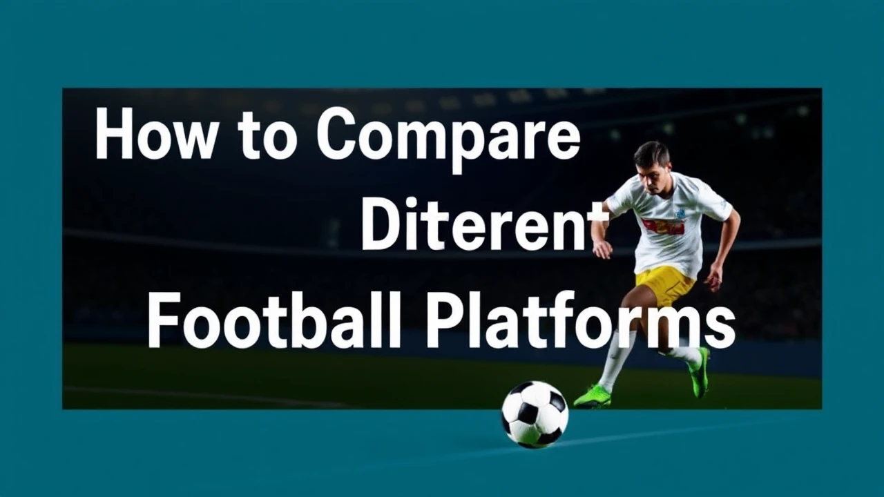 How to Compare Different Live Football Platforms