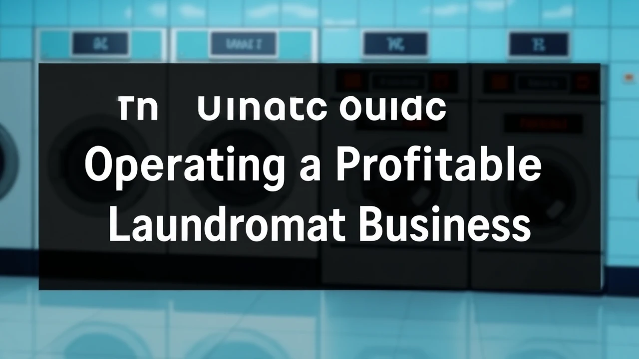 The Ultimate Guide to Operating a Profitable Laundromat Business