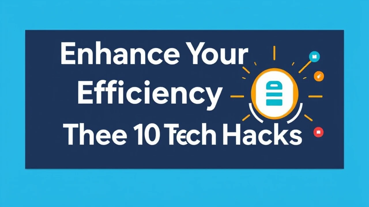 Enhance Your Efficiency with These 10 Tech Hacks