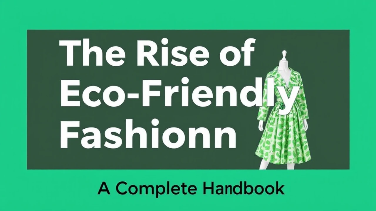 The Rise of Eco-Friendly Fashion: A Complete Handbook