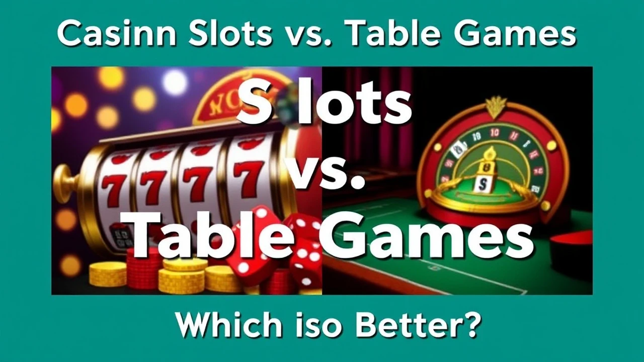 Casino Slots vs. Table Games: Which is Better?