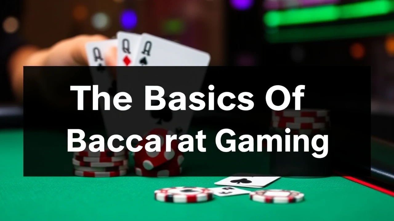 The Basics Of Baccarat Gaming