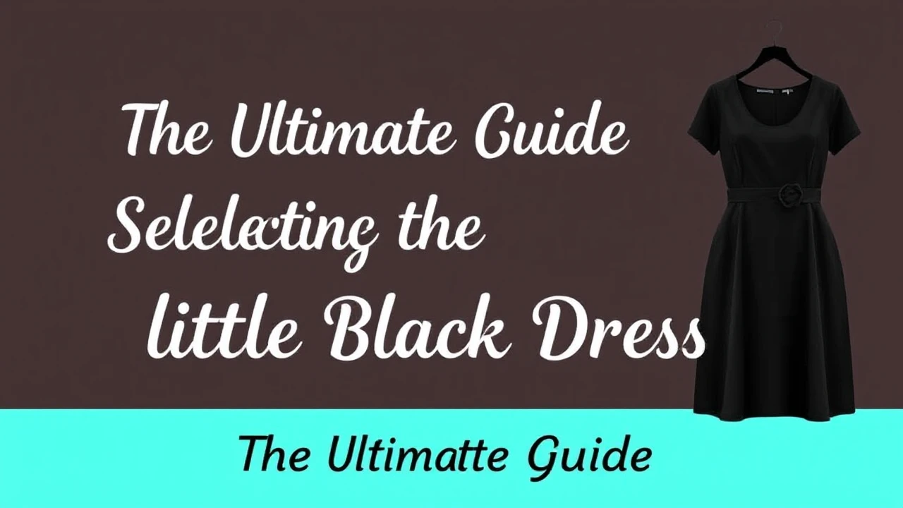 The Ultimate Guide of Selecting the Ultimate Little Black Dress
