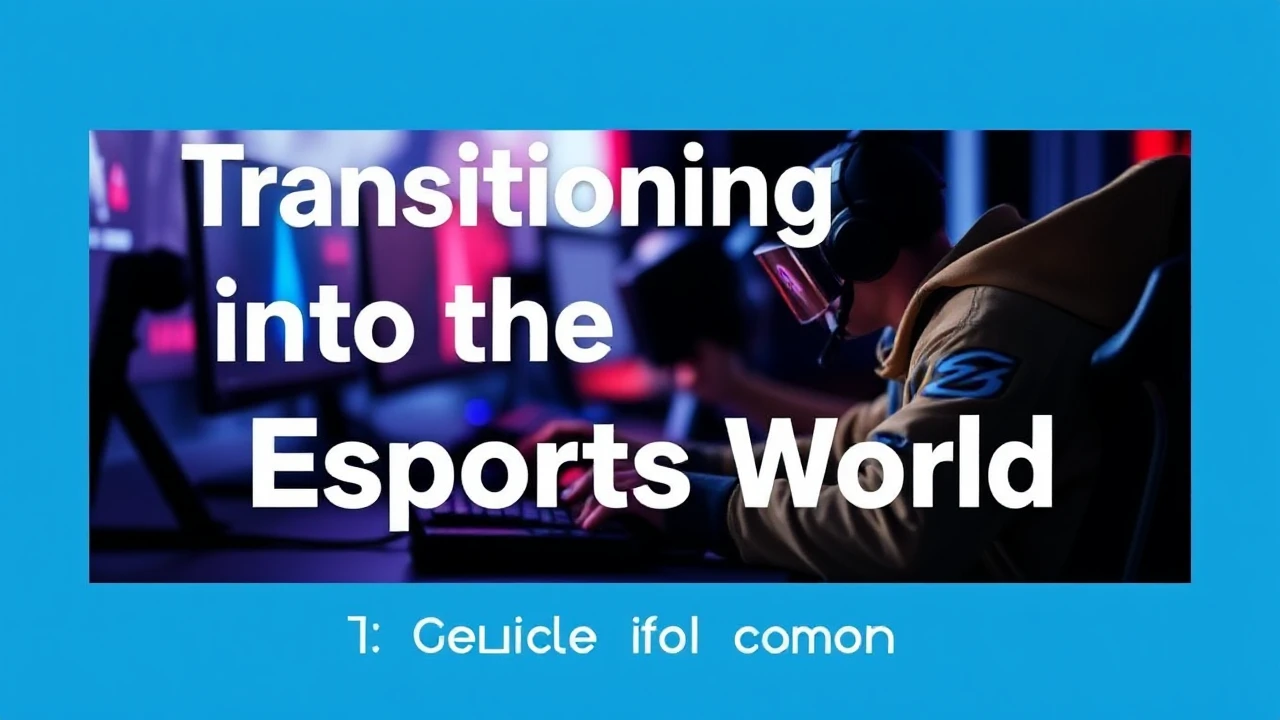 Transitioning into the Esports World: A Guide for Gamers