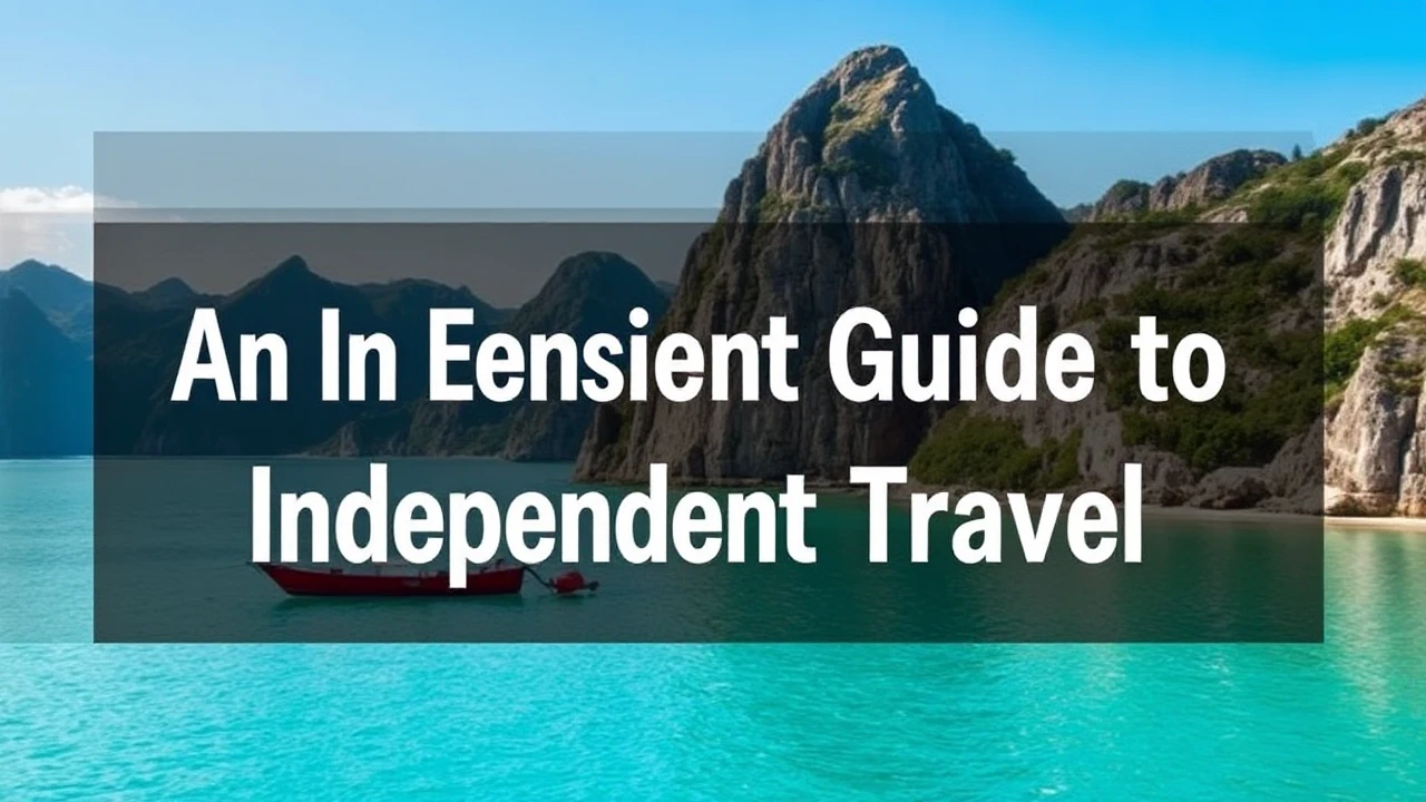 An Essential Guide to Independent Travel: Key Tips for Venturing into the World Alone