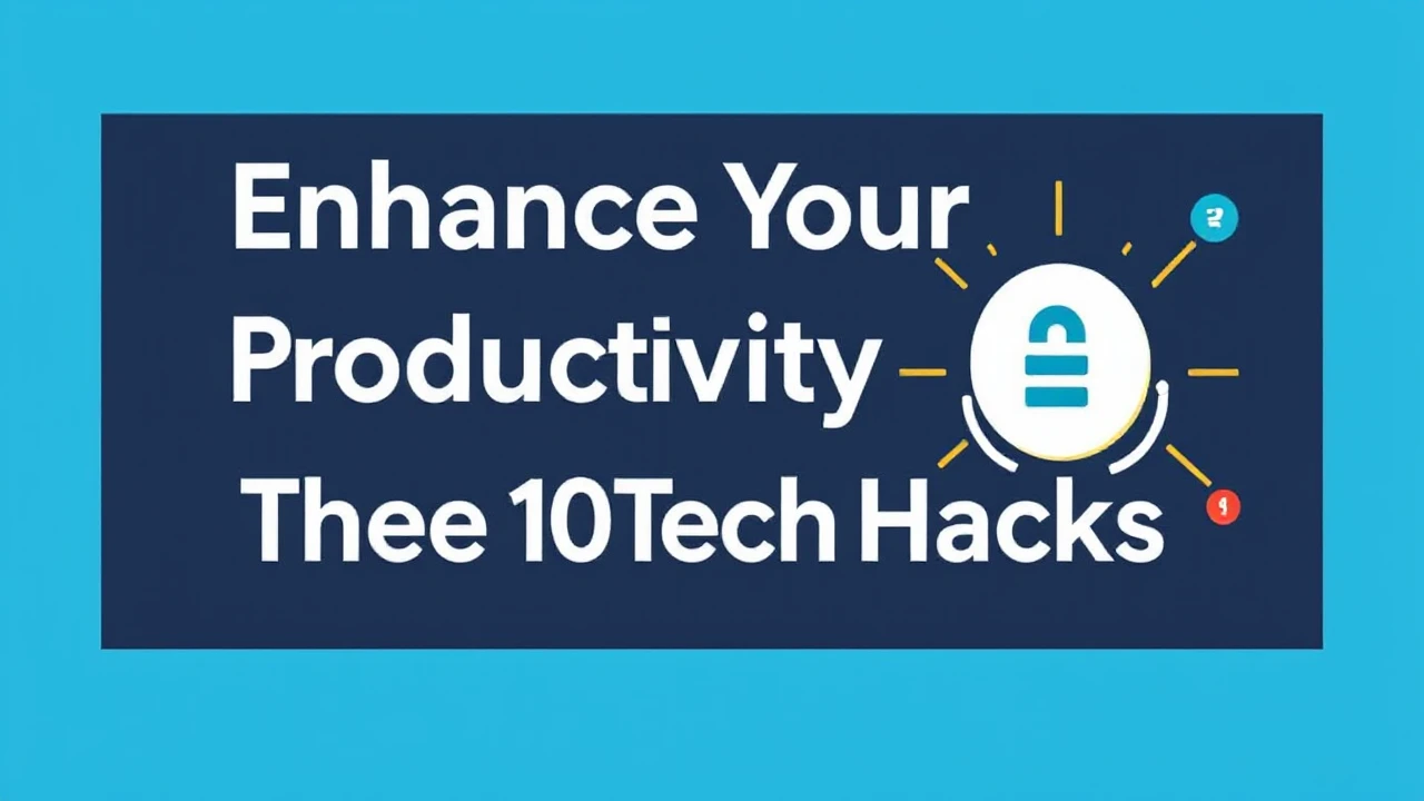 Enhance Your Productivity with These 10 Tech Hacks