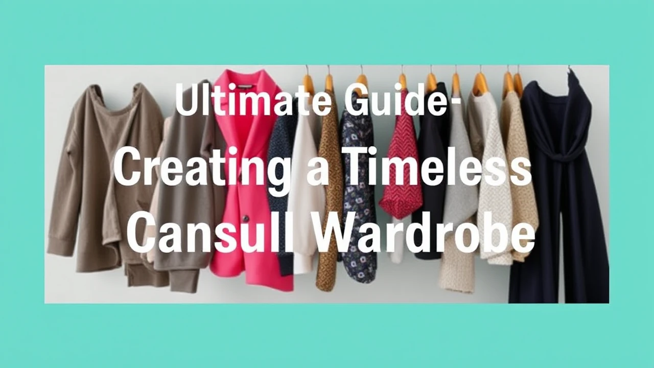 The Ultimate Guide to Creating a Timeless Capsule Wardrobe