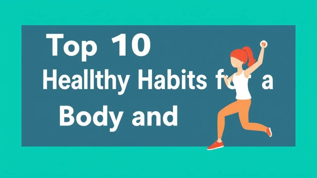 Top 10 Healthy Habits for a Strong Body and Mind