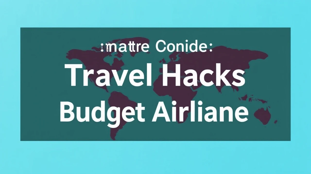 Ultimate Guide on Travel Hacks: Mastering Budget Airfare