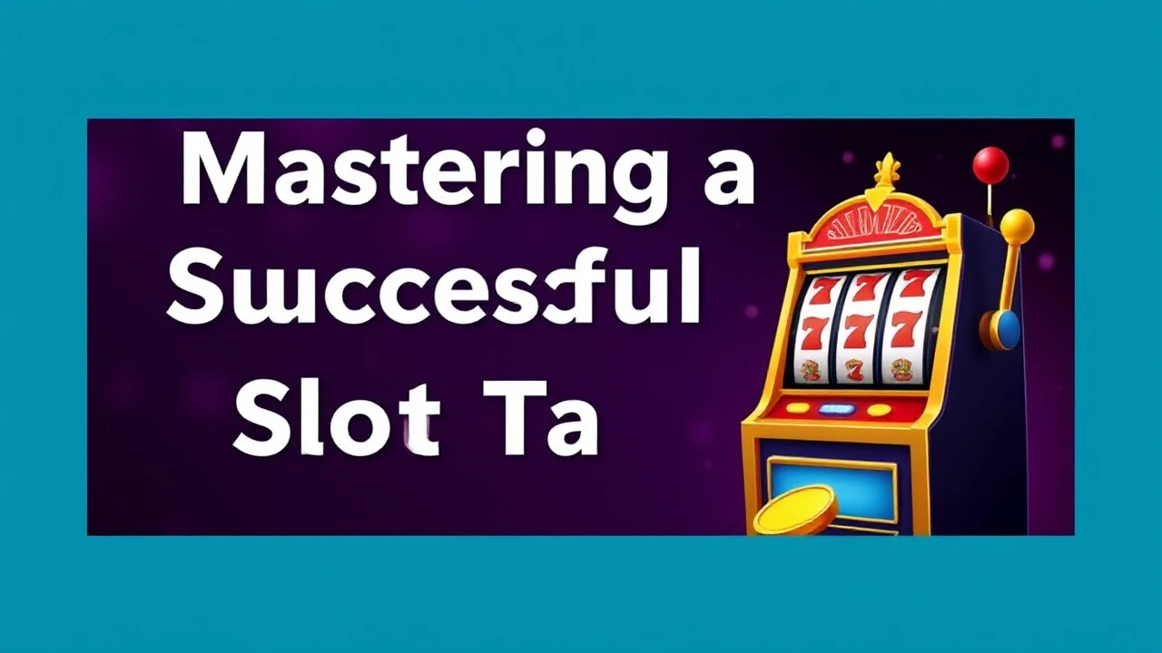 Mastering a Successful Slot Tactic