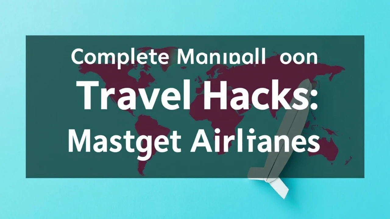 Complete Manual on Travel Hacks: Mastering Budget Airfare