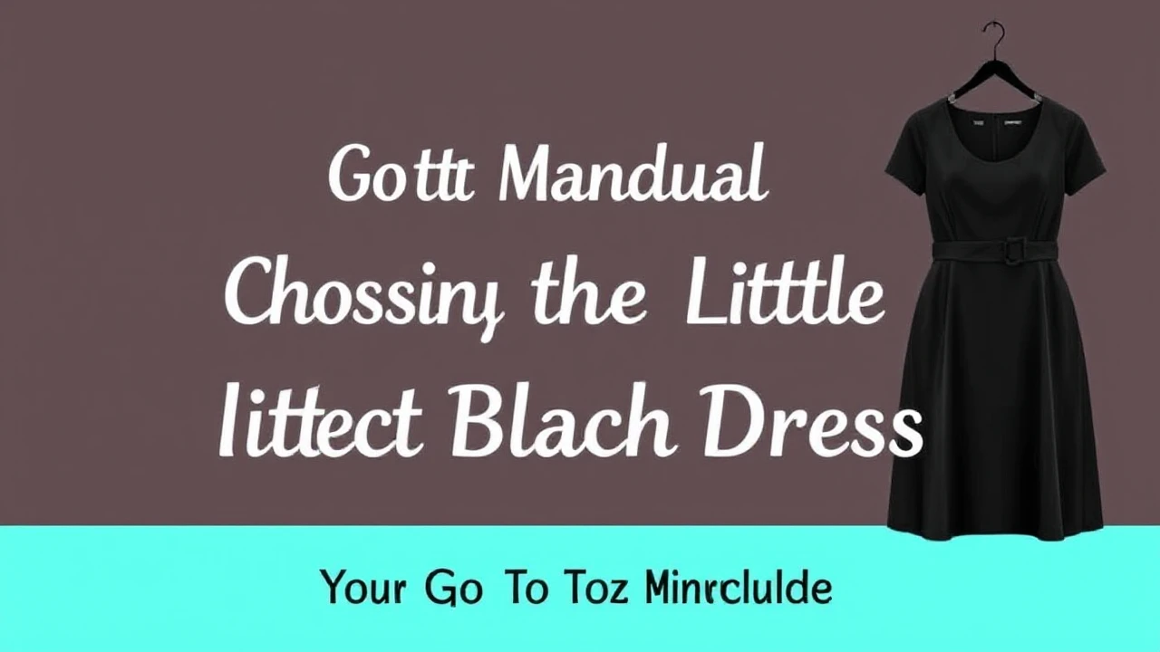 Your Go-To Manual of Choosing the Perfect Little Black Dress