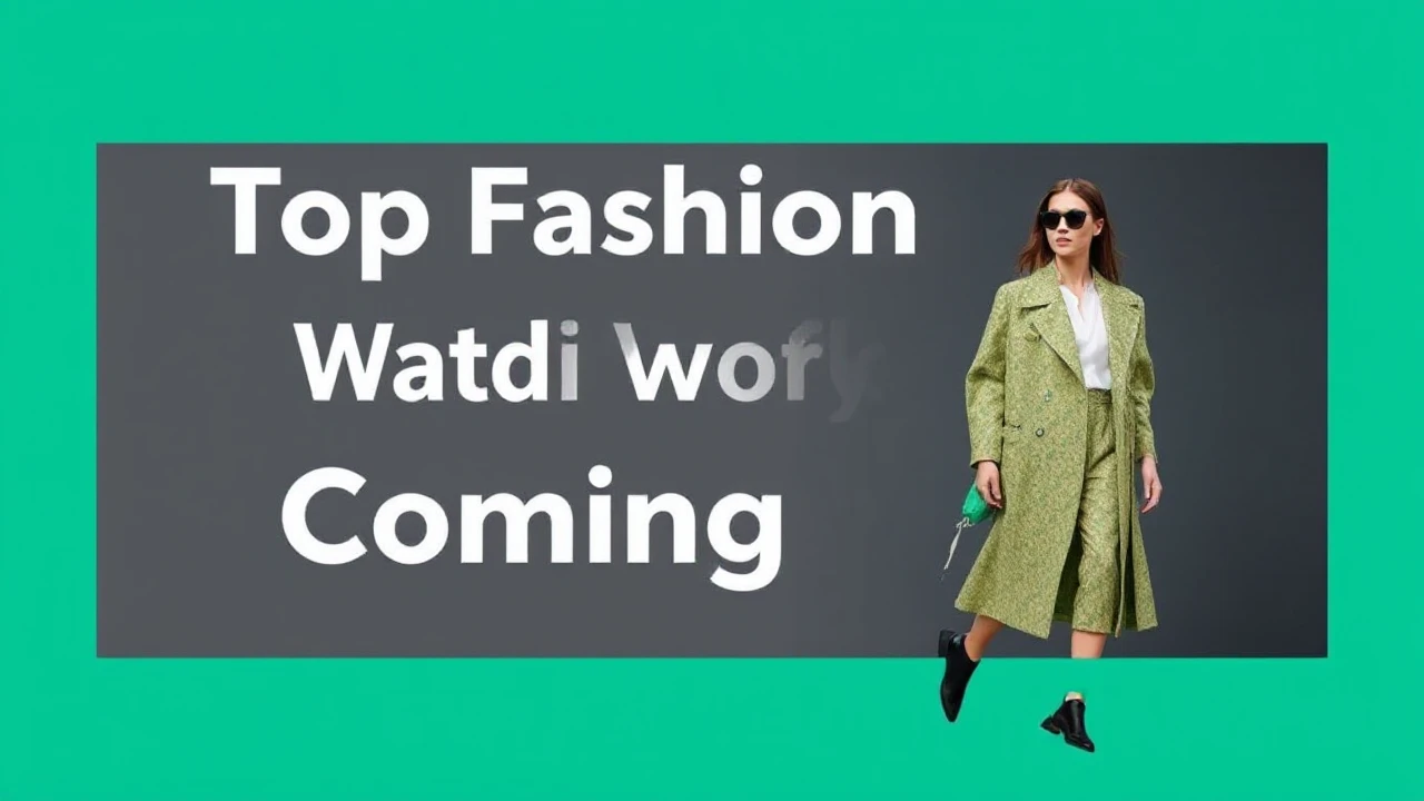 Top Fashion Trends to Watch Out for in the Coming Year