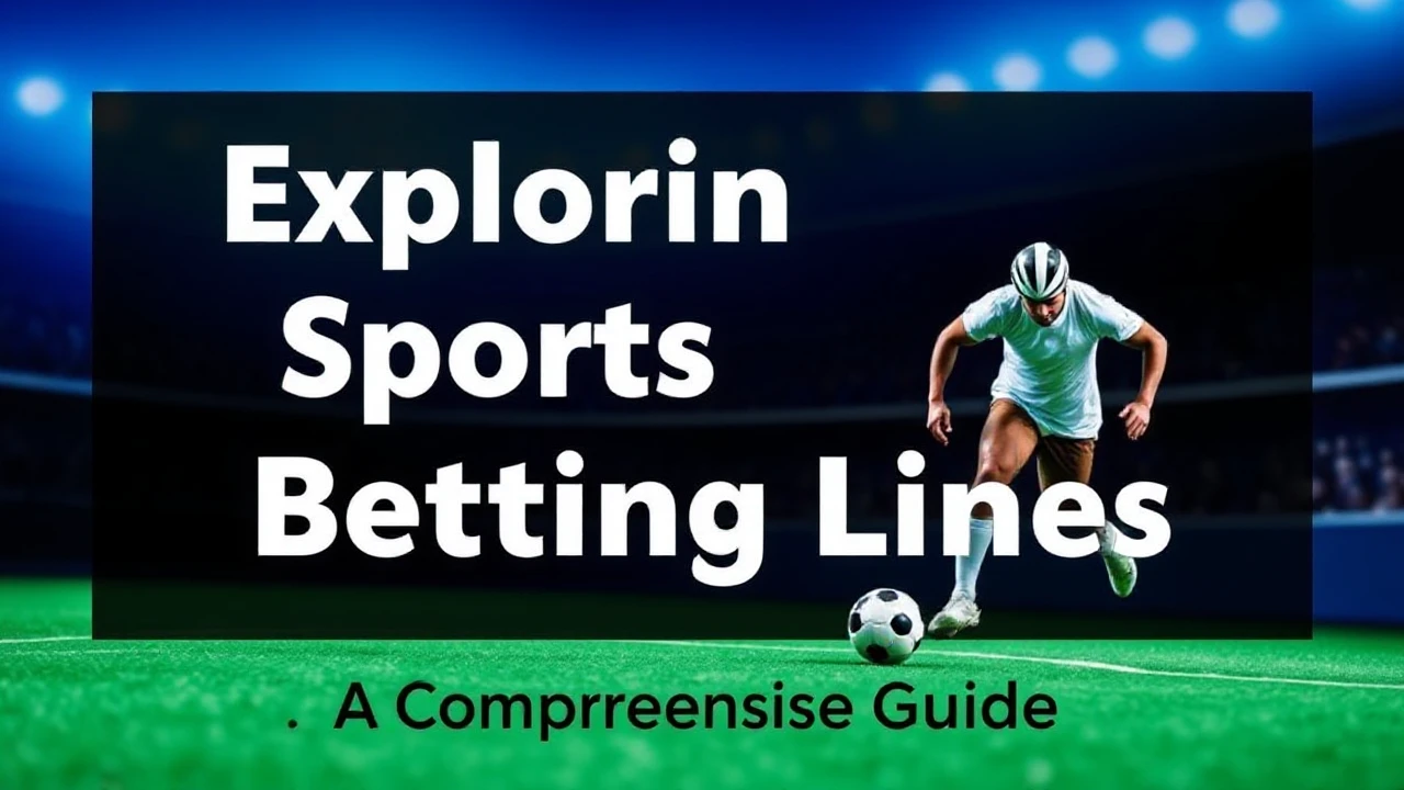Exploring Sports Betting Lines: A Comprehensive Guide