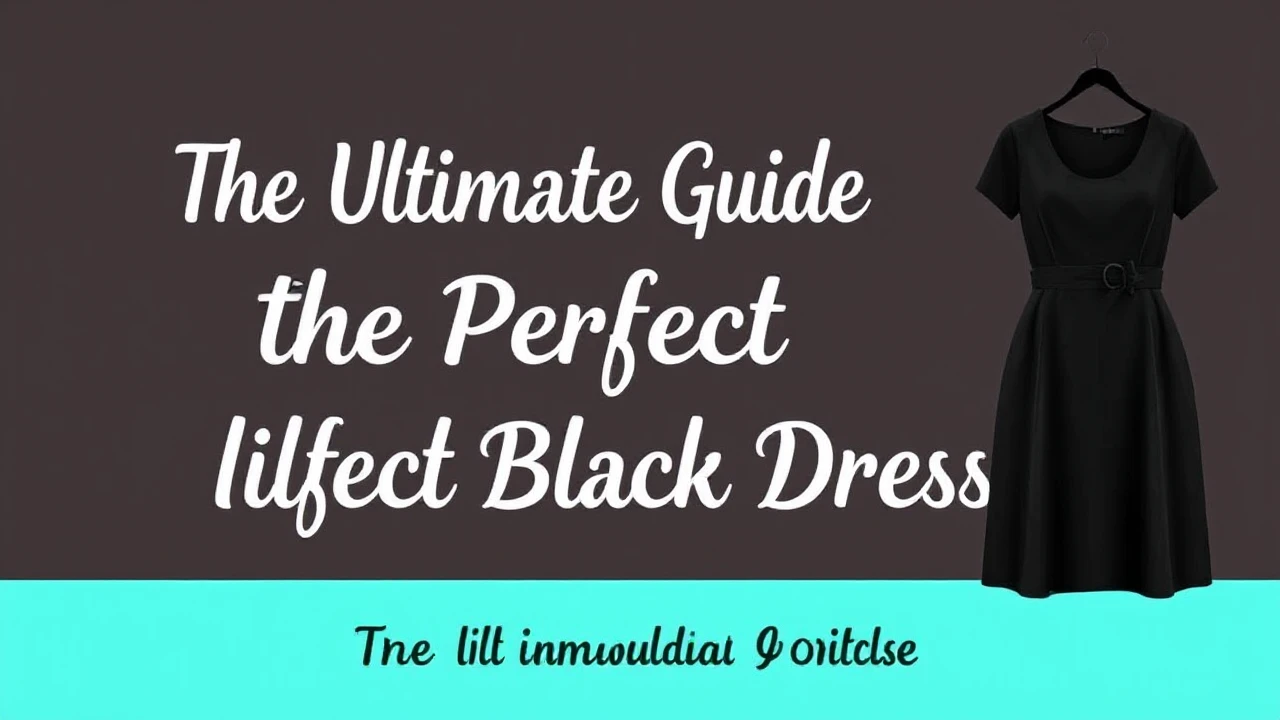 The Ultimate Guide of Selecting the Perfect Little Black Dress