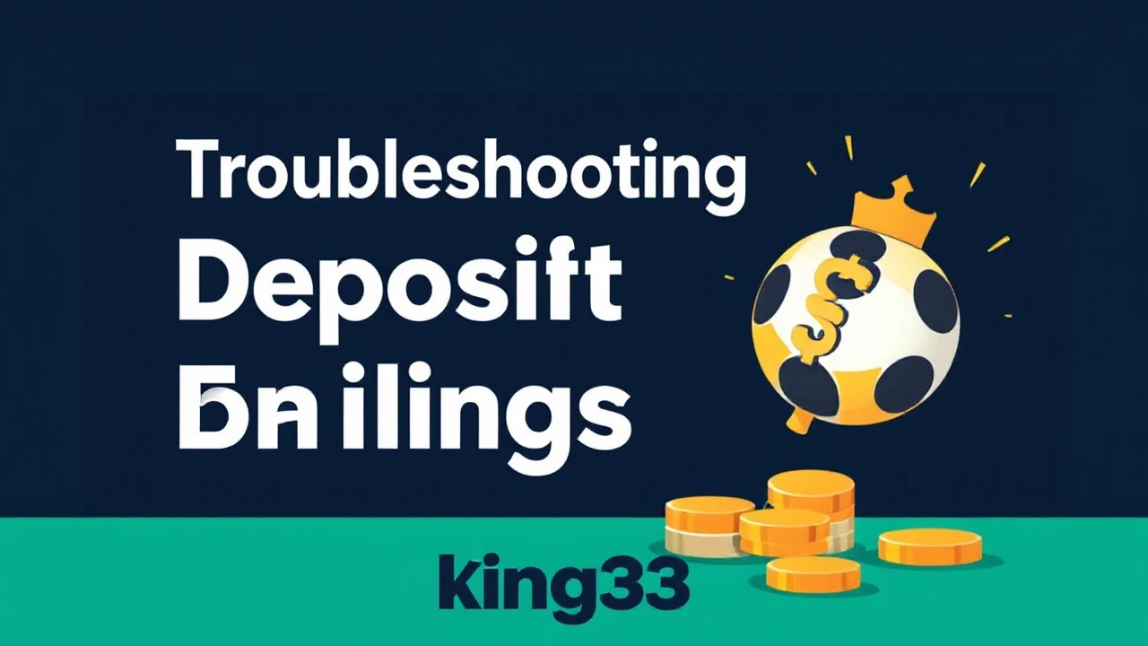 Troubleshooting Deposit Failures on king33